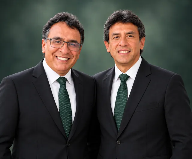 Franklin Soliz Medrano, a la izquierda, y Robson Siles Cruz, a la derecha
